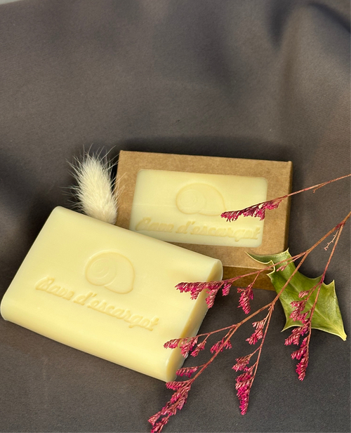 Savon à la Bave d’Escargot Bio – 90g- Certifié COSMOS Organic